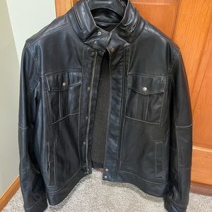 Levi’s Men’s Black Leather Jacket